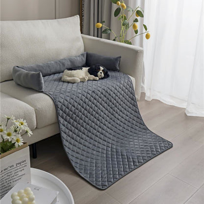 Housse de protection pour meubles pour animaux de compagnie avec tour de cou