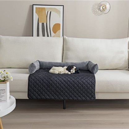 Housse de protection pour meubles pour animaux de compagnie avec tour de cou