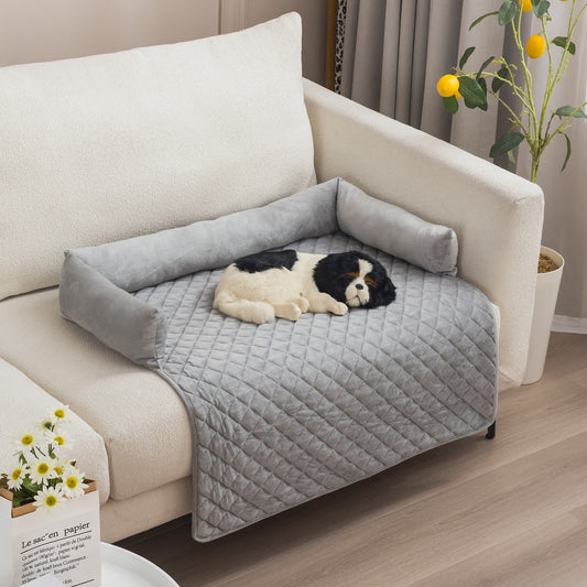 Housse de protection pour meubles pour animaux de compagnie avec tour de cou
