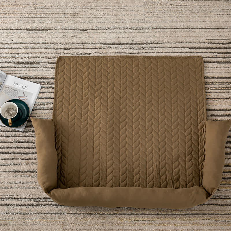 Protection de meubles de couleur unie pour lit pour animaux de compagnie