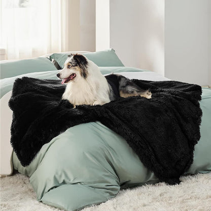 Couverture douce imperméable Sherpa pour animaux de compagnie