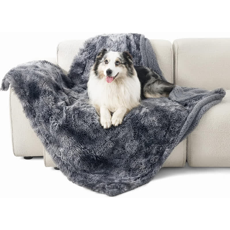 Couverture douce imperméable Sherpa pour animaux de compagnie