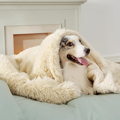 Couverture douce imperméable Sherpa pour animaux de compagnie