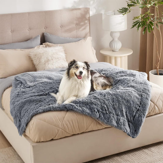 Couverture douce imperméable Sherpa pour animaux de compagnie