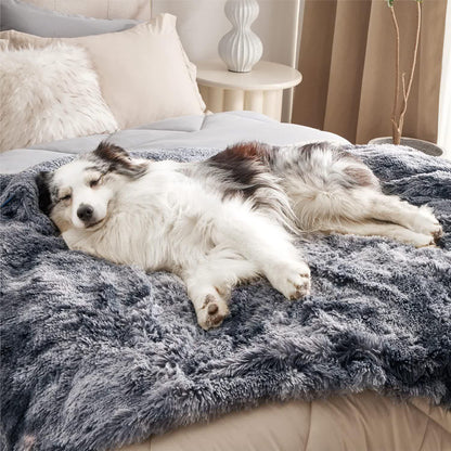 Couverture douce imperméable Sherpa pour animaux de compagnie