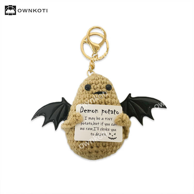 Ornement de crochet fantôme ailé d'Halloween