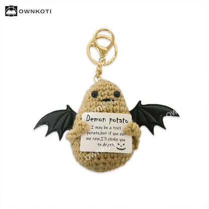 Ornement de crochet fantôme ailé d'Halloween