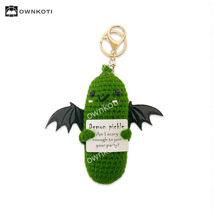Ornement de crochet fantôme ailé d'Halloween