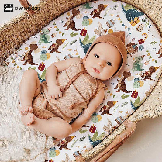 Drap doux et élastique pour le berceau de bébé