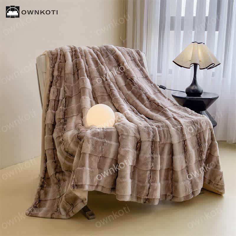 Couverture polaire douce au style moderne