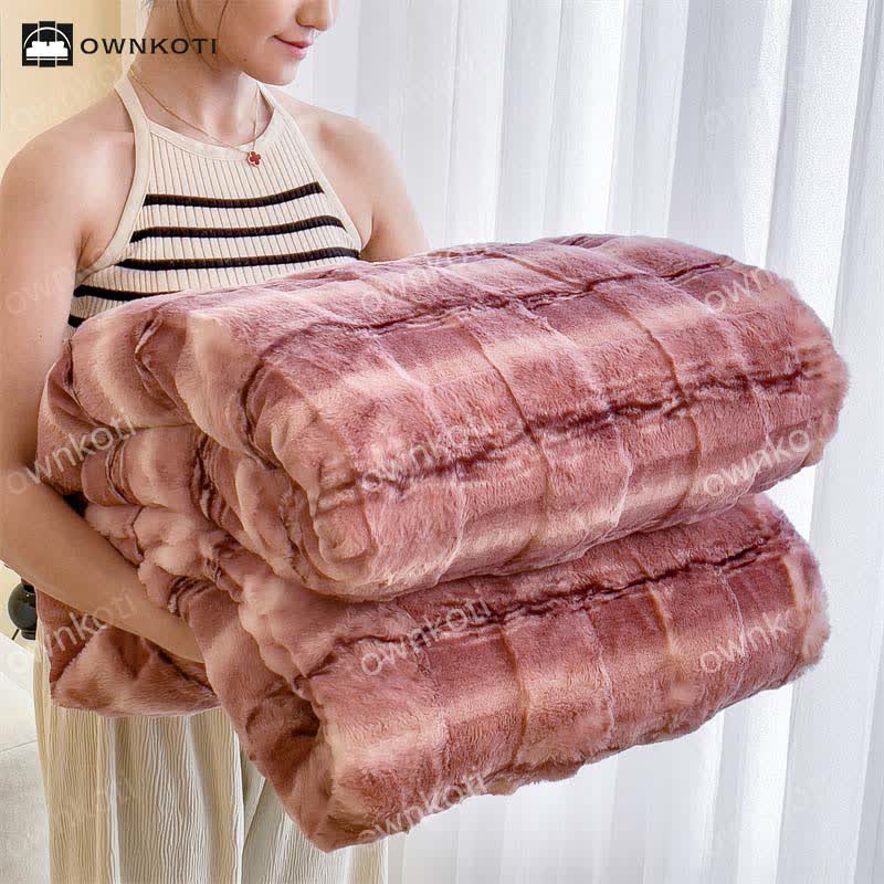 Couverture polaire douce au style moderne