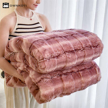 Couverture polaire douce au style moderne