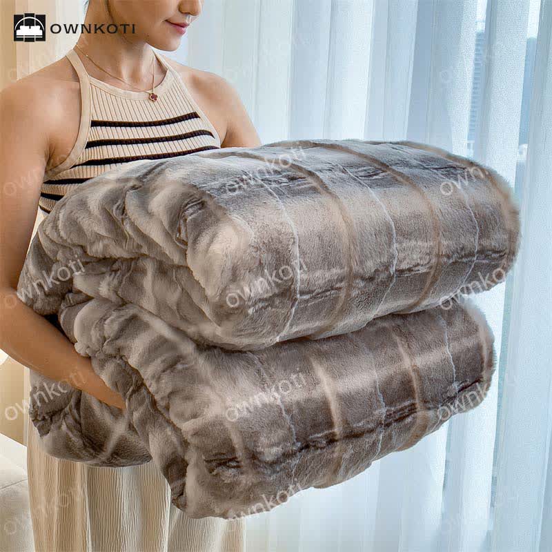 Couverture polaire douce au style moderne