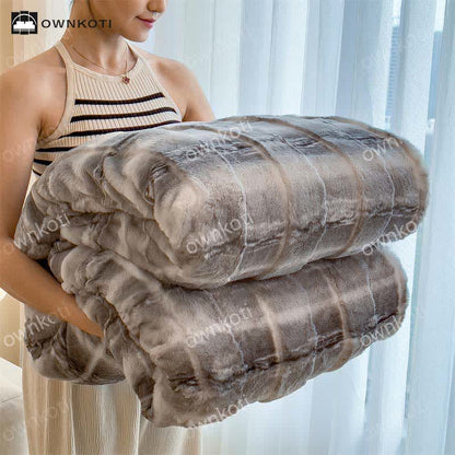 Couverture polaire douce au style moderne