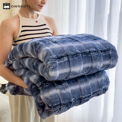 Couverture polaire douce au style moderne