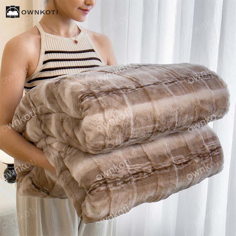 Couverture polaire douce au style moderne