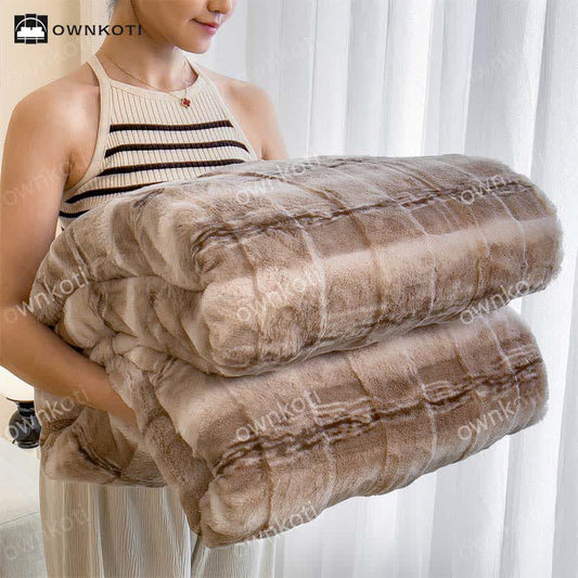 Couverture polaire douce au style moderne