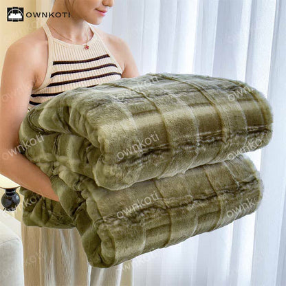 Couverture polaire douce au style moderne