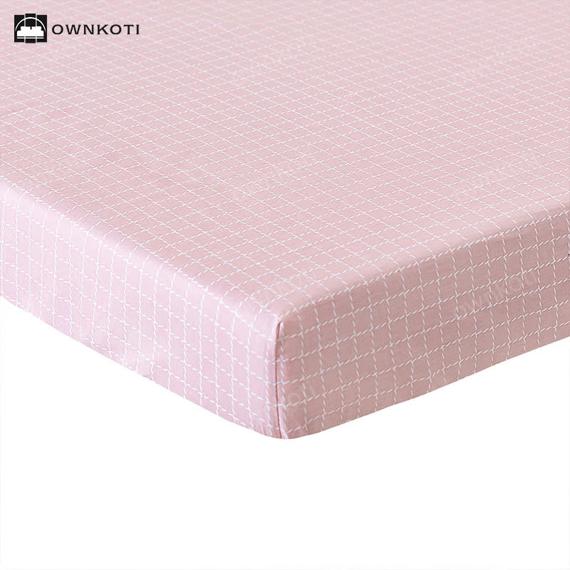 Parure de lit bébé en coton rose girly (3 pièces)