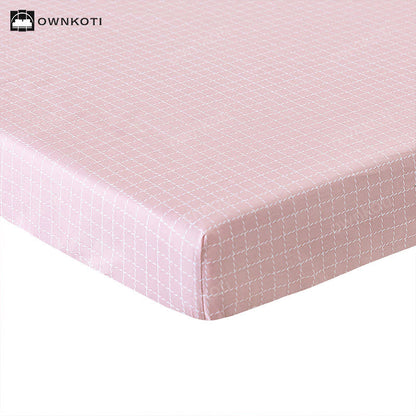 Parure de lit bébé en coton rose girly (3 pièces)