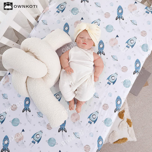 Drap-housse respirant pour lits d'enfants de Planet Rocket