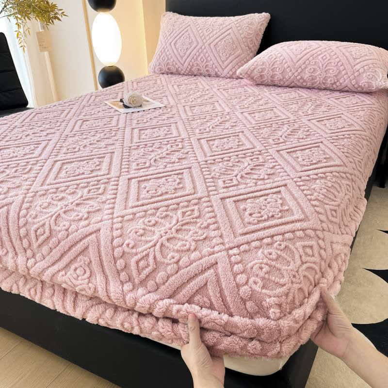 Drap-housse d'hiver simple en polaire douce