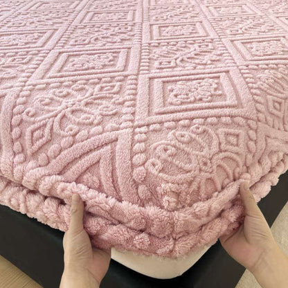 Drap-housse d'hiver simple en polaire douce