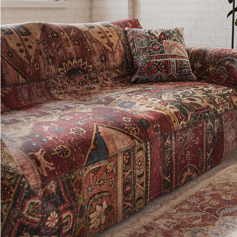 Housse de canapé multifonctionnelle marocaine de style vintage