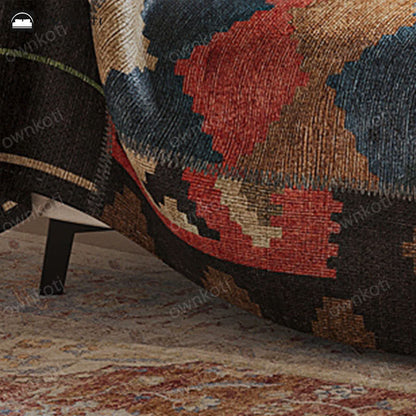 Housse de canapé multifonctionnelle à motif géométrique chic