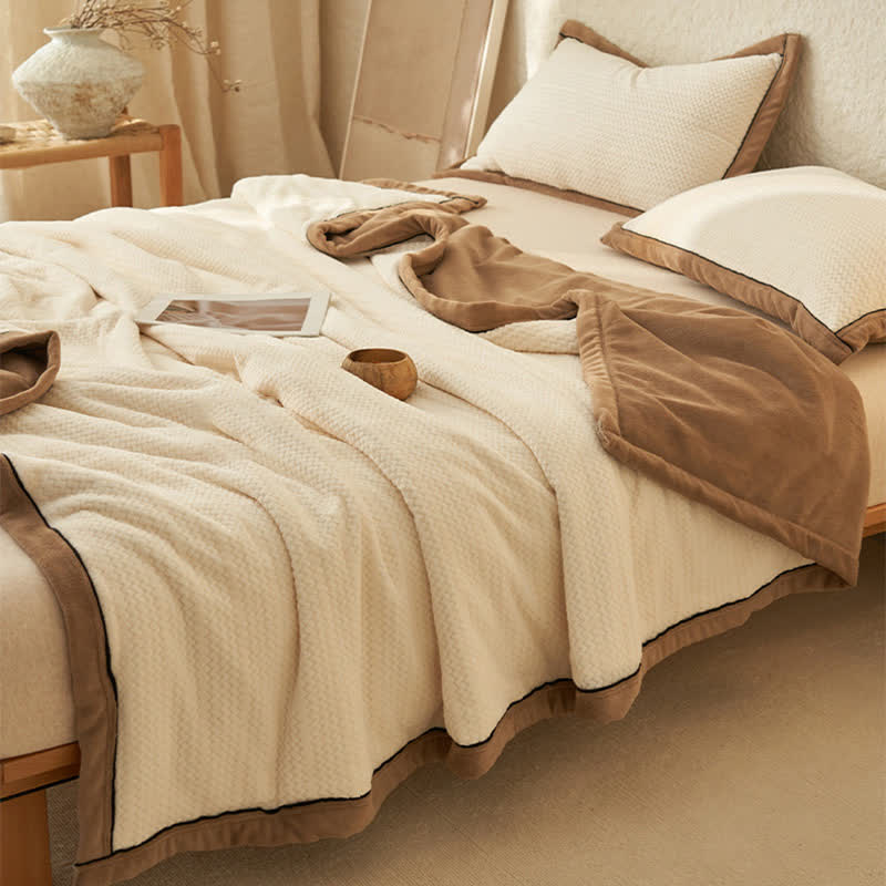 Housse de couette polaire double face