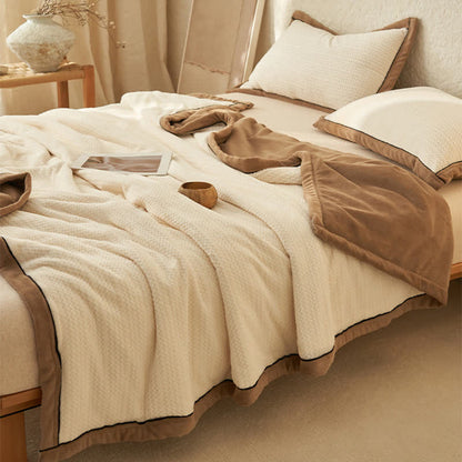 Housse de couette polaire double face