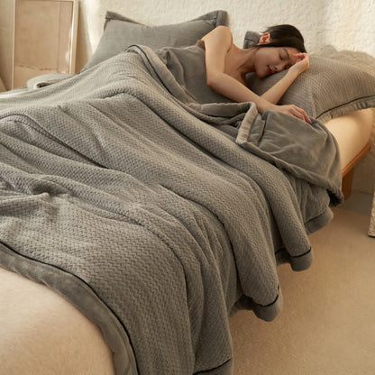 Housse de couette polaire double face