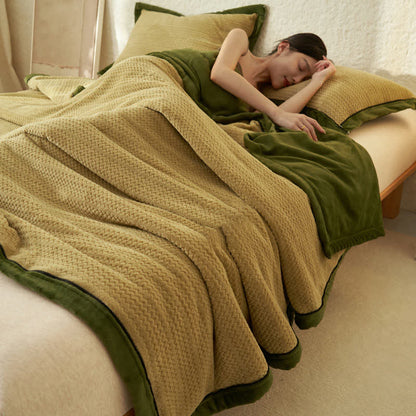 Housse de couette polaire double face