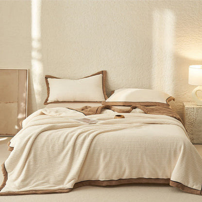 Housse de couette polaire double face