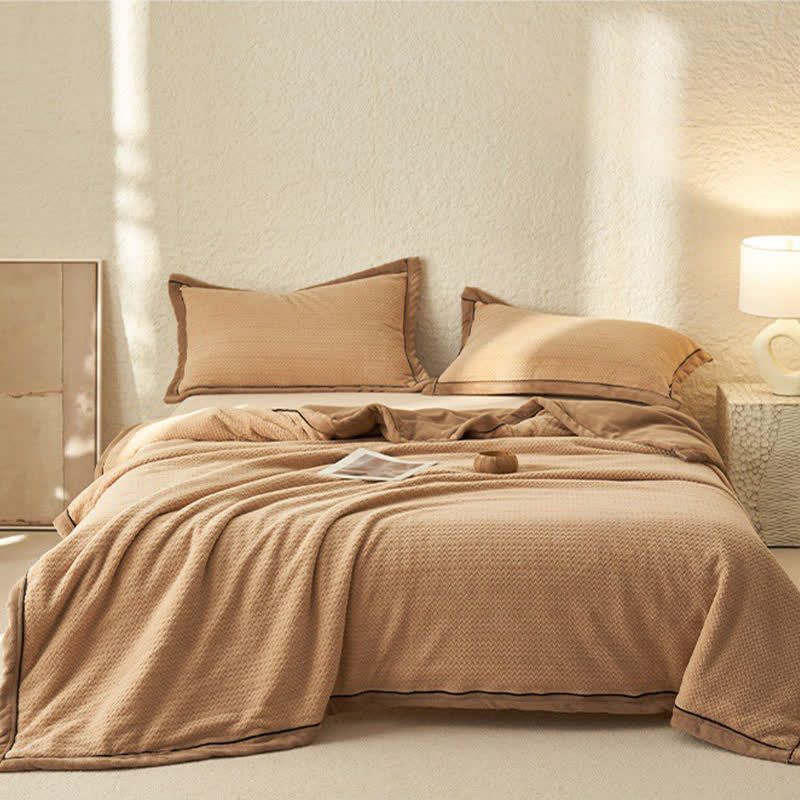 Housse de couette polaire double face