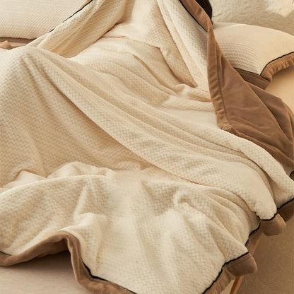 Housse de couette polaire double face