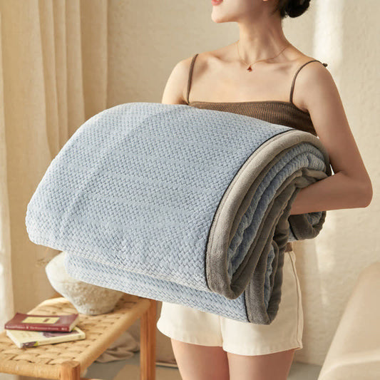 Housse de couette polaire double face