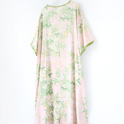 Chemise de nuit longue pastorale grande taille
