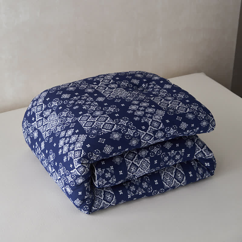 Couverture d'hiver chaude en gaze de coton et cachemire - image 12