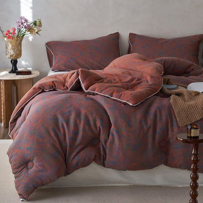 Couette vintage chaude en gaze de coton cachemire