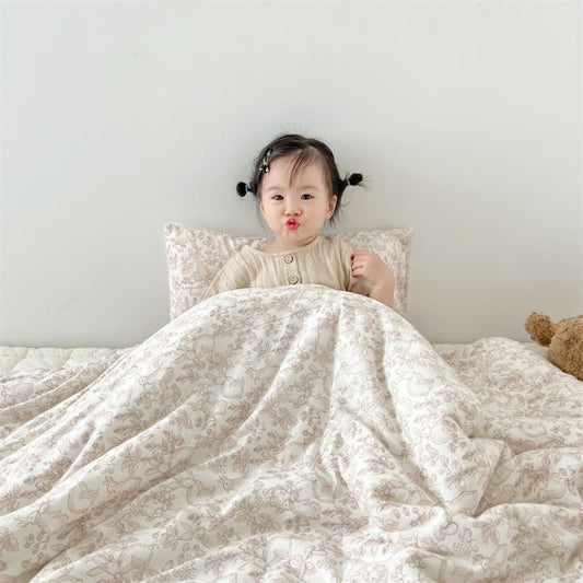 Housse de couette avec couette en coton « Lapin Rural »