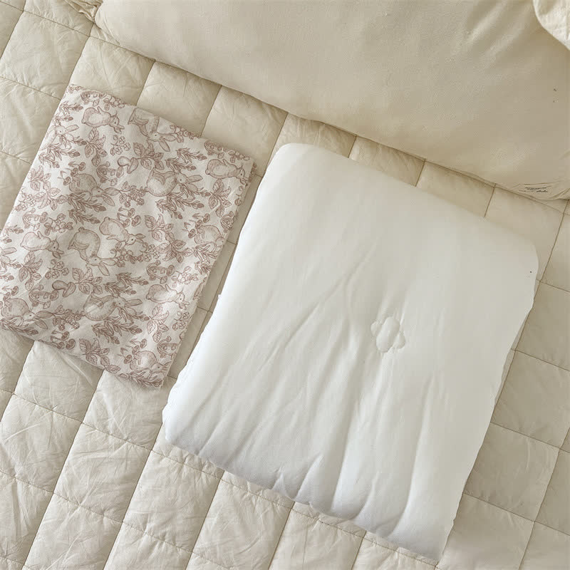 Housse de couette avec couette en coton « Lapin Rural »