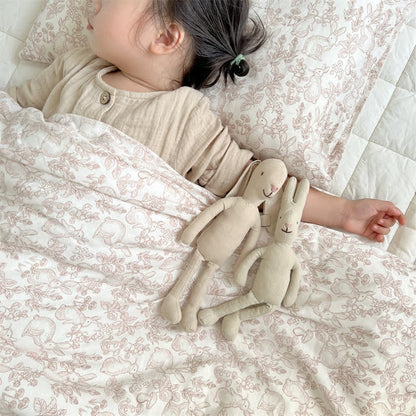 Housse de couette avec couette en coton « Lapin Rural »