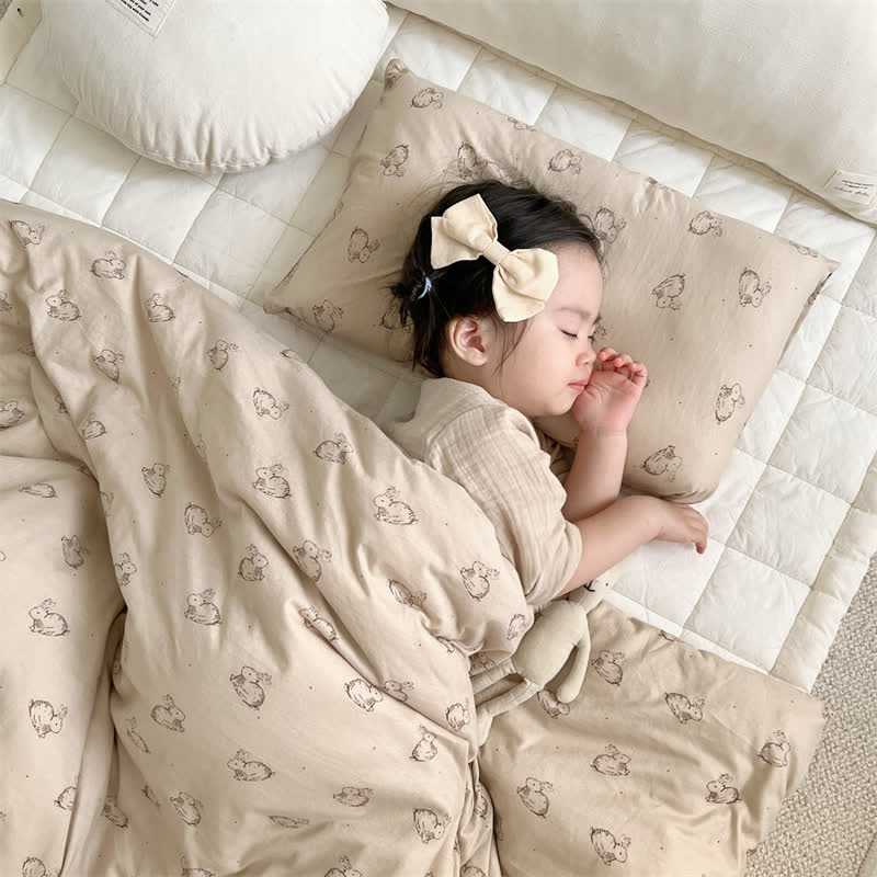 Housse de couette avec couette en pur coton