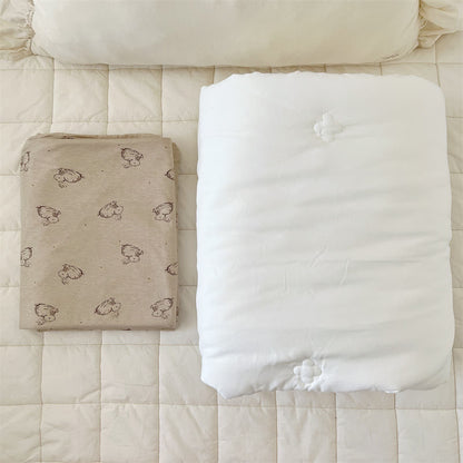 Housse de couette avec couette en pur coton