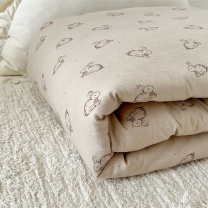 Housse de couette avec couette en pur coton