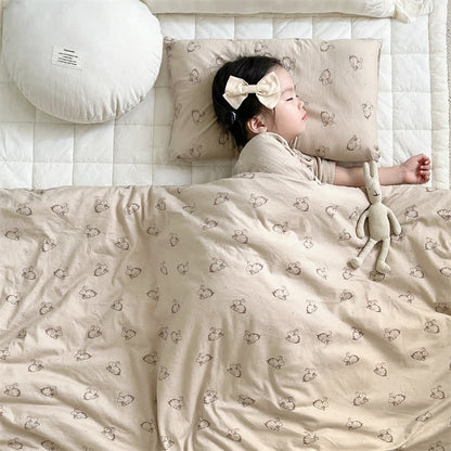 Housse de couette avec couette en pur coton