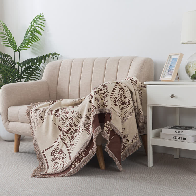 Housse de canapé en gaze de coton à quatre couches