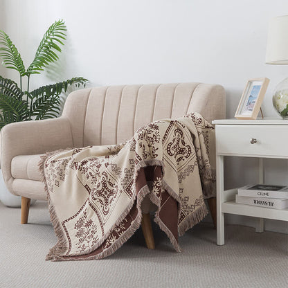 Housse de canapé en gaze de coton à quatre couches
