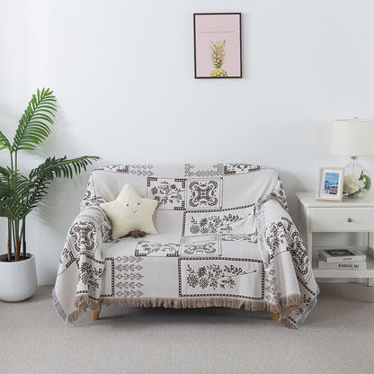 Housse de canapé en gaze de coton à quatre couches